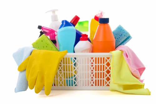 Local transfer station and recycling separation for carpet cleaning materials