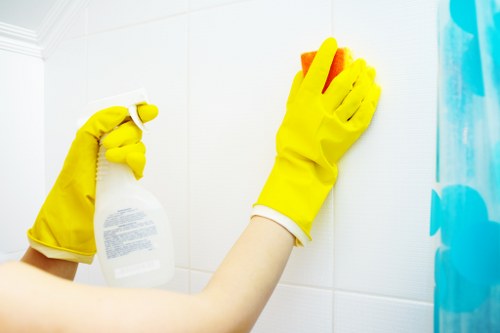 Dust and stain removal from curtains in Blackwall